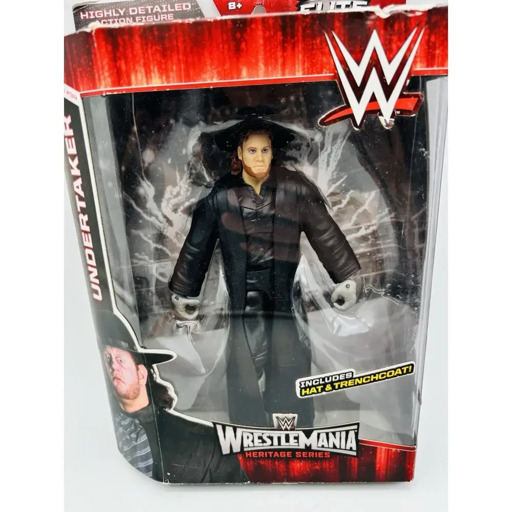 New WWE Elite Wrestlemania Heritage Undertaker Wrestling Figure NIB Series #34